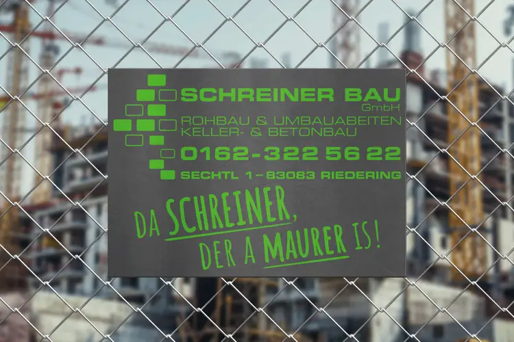 Schreiner Bau GmbH Bauschilder